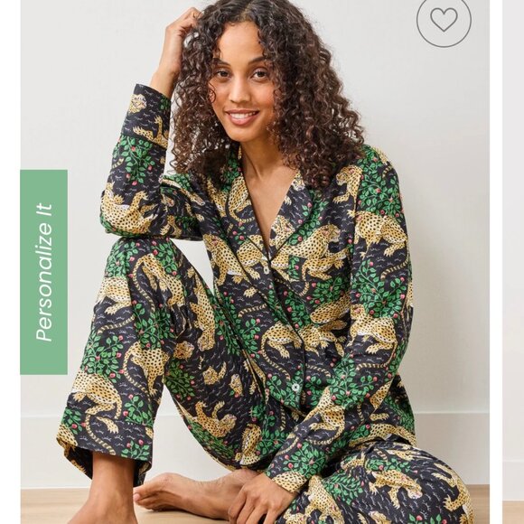 PRINTFRESH Long Pajama set in Bagheera XS